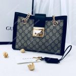 Gucci Padlock Medium GG Shoulder Beige/Ebony Black