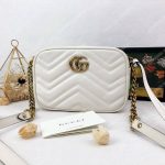 Gucci GG Marmont Matelassé Mini Bag White