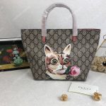 Gucci Children’s GG Supreme Cat With A Rose Tote