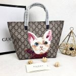 Gucci Children’s GG Supreme Cat Tote