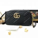 Gucci GG Marmont Small Matelassé Shoulder Bag Black