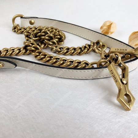 Gucci GG Marmont Small Top Handle Bag White - Image 8