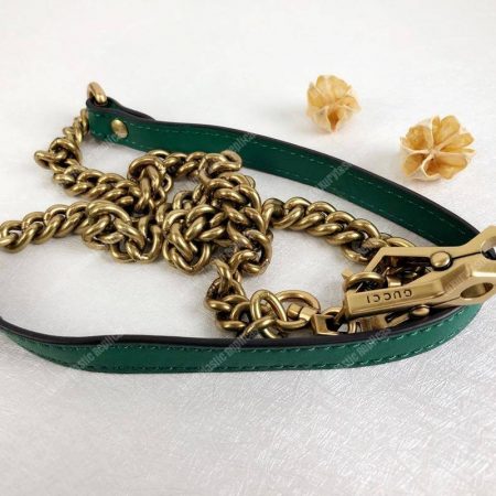 Gucci GG Marmont Small Top Handle Bag Emerald Matelassé - Image 9