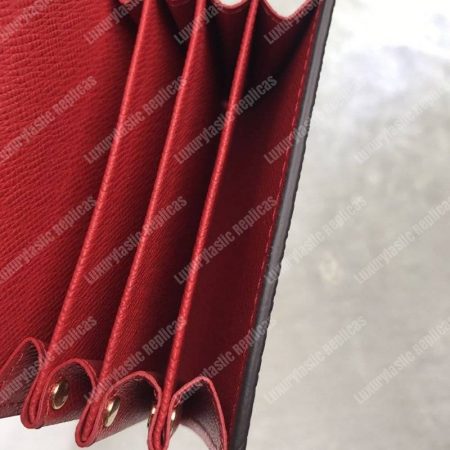 LV Sarah Multicartes Cerise - Image 8