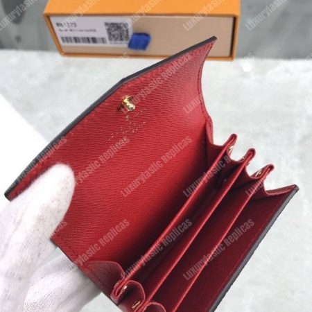 LV Sarah Multicartes Cerise - Image 7