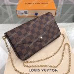 LV Pochette Felicie Damier Ebene