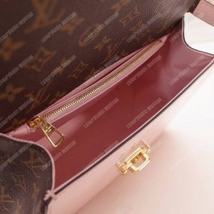 LV Cherrywood PM Patent Leather Rose Ballerine - Image 6