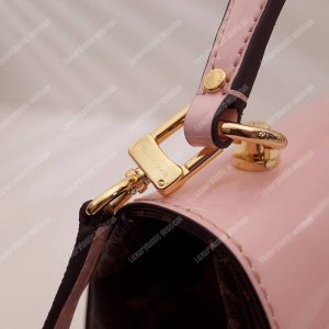 LV Cherrywood PM Patent Leather Rose Ballerine - Image 8