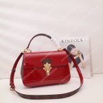 LV Cherrywood PM Patent Leather Griotte