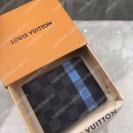 LV Slender Wallet Damier Graphite Blue Stripe