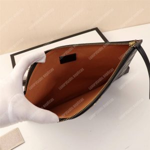 Gucci GG Marmont Matelassé Leather Pouch Black - Image 8