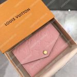 LV Curieuse Compact Wallet Monogram Empreinte Rose Poudre
