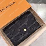 LV Curieuse Compact Wallet Monogram Empreinte Black