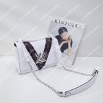 LV Twist MM Epi Leather V Signature Blanc