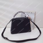 LV Capucines BB Noir Python Leather Trim