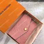 LV Key Pouch Monogram Empreinte Rose Poudre