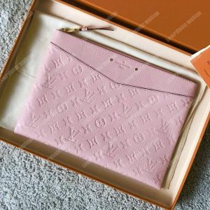 LV Daily Pouch Monogram Empreinte Rose Poudre - Image 6