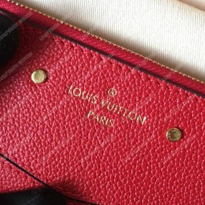 LV Daily Pouch Monogram Empreinte Cherry - Image 5