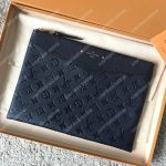 LV Daily Pouch Monogram Empreinte Bleu Infini