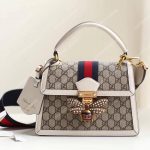 Gucci Queen Margaret GG Small Top Handle Bag White