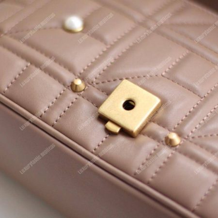 Gucci GG Marmont Small Matelassé Shoulder Bag With Pearls Dusty Pink - Image 5