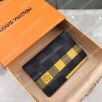 LV Pocket Organizer Damier Graphite Yellow Stripe