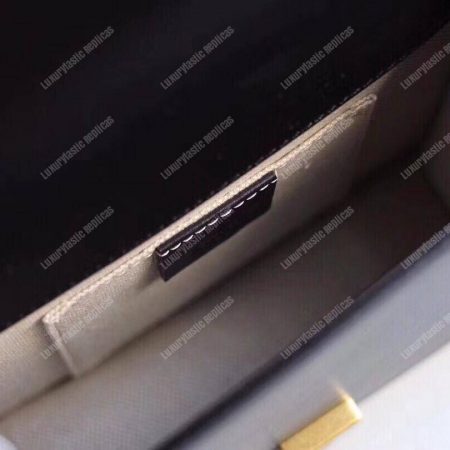 Gucci GG Small Marmont Leather Shoulder Bag Black - Image 7