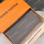 LV Brazza Wallet Monogram Titanium Gray
