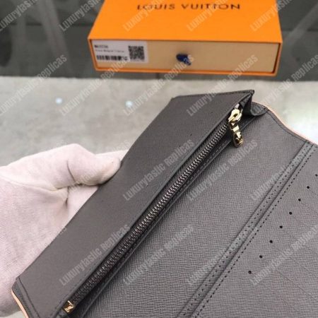 LV Brazza Wallet Monogram Titanium Gray - Image 7