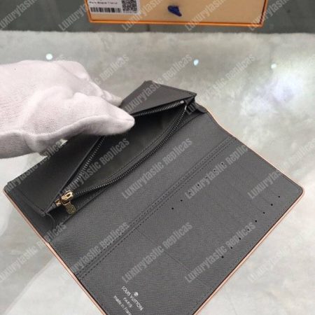 LV Brazza Wallet Monogram Titanium Gray - Image 6