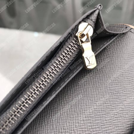 LV Brazza Wallet Monogram Titanium Gray - Image 8