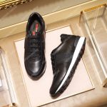Prada Leather Sneakers Black