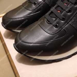 Prada Leather Sneakers Black - Image 8