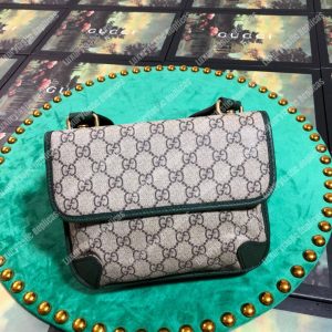 Gucci Neo Vintage Messenger Small Bag Dark Green Trim - Image 4