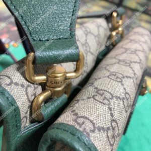 Gucci Neo Vintage Messenger Small Bag Dark Green Trim - Image 5
