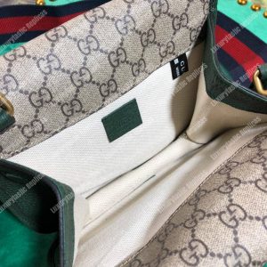 Gucci Neo Vintage Messenger Small Bag Dark Green Trim - Image 9