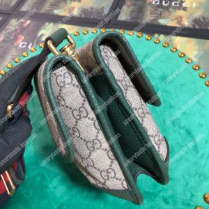 Gucci Neo Vintage Messenger Small Bag Dark Green Trim - Image 6