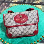 Gucci Neo Vintage Messenger Small Bag Red Trim