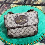 Gucci Neo Vintage Messenger Small Bag Gray Trim