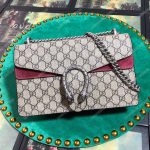 Gucci Dionysus Small GG Shoulder Bag Beige Pink