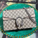Gucci Dionysus Small GG Shoulder Bag Beige White