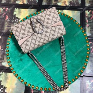 Gucci Dionysus Small GG Shoulder Bag Beige White - Image 4