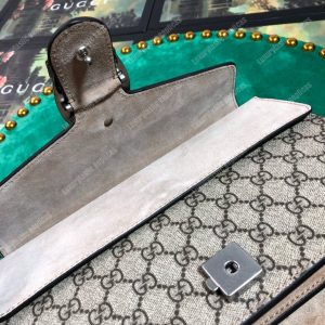 Gucci Dionysus Small GG Shoulder Bag Beige White - Image 8