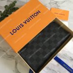 LV Zippy Wallet Vertical Damier Graphite