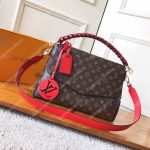 LV Beaubourg MM Monogram Scarlet Red