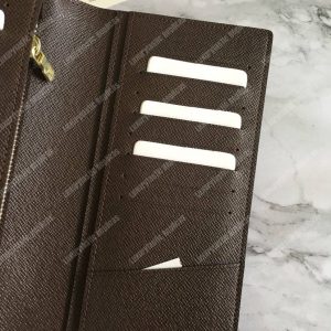LV Brazza Wallet Damier Ebene - Image 7