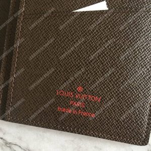 LV Brazza Wallet Damier Ebene - Image 9