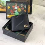 Gucci GG Marmont Leather Bi-fold Wallet Black