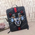 Gucci Angry Cat Web Backpack