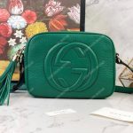 Gucci Soho Small Leather Disco Bag Green